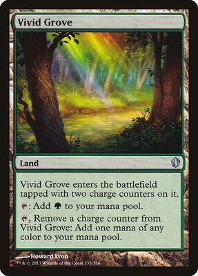 Vivid Grove card from Commander 2013
