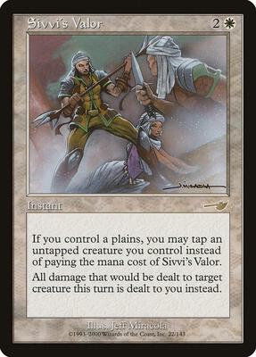 Sivvi's Valor card from Nemesis