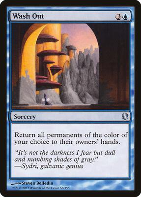 Wash Out card from Commander 2013