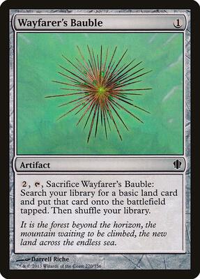 Wayfarer's Bauble card from Commander 2013