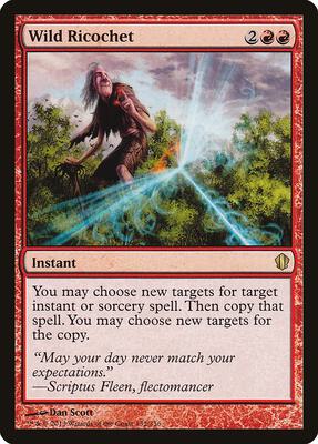 Wild Ricochet card from Commander 2013