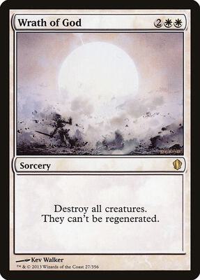 Wrath of God card from Commander 2013