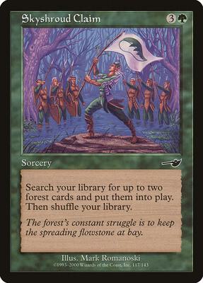 Skyshroud Claim card from Nemesis