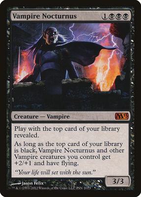 Vampire Nocturnus card from Media Promos