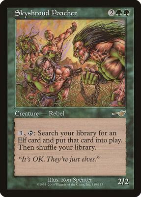 Skyshroud Poacher card from Nemesis