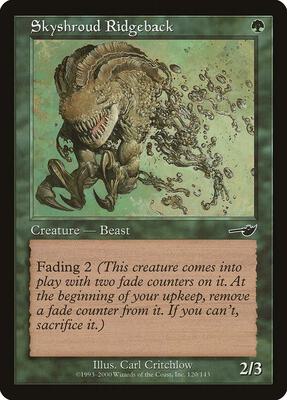 Skyshroud Ridgeback card from Nemesis