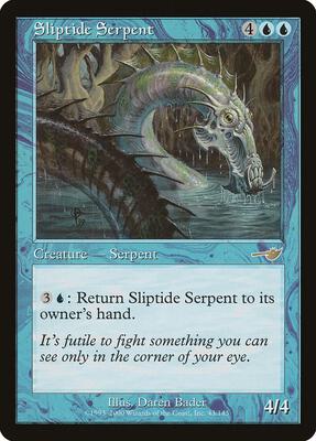 Sliptide Serpent card from Nemesis