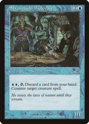 Stronghold Biologist card from Nemesis