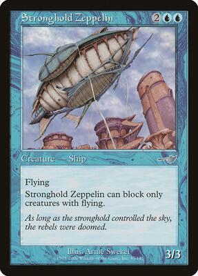 Stronghold Zeppelin card from Nemesis