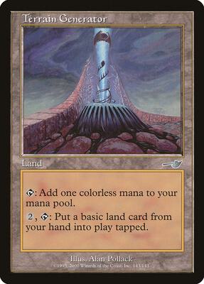 Terrain Generator card from Nemesis