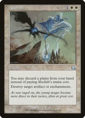 Abolish card from Prophecy