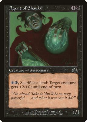 Agent of Shauku card from Prophecy