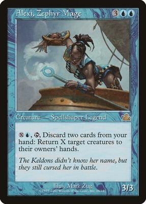 Alexi, Zephyr Mage card from Prophecy