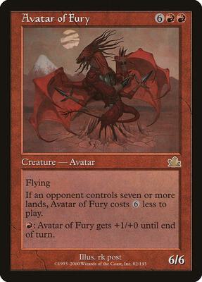 Avatar of Fury card from Prophecy