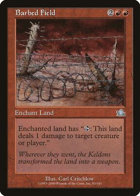 Barbed Field card from Prophecy