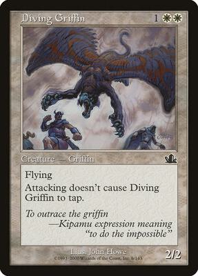 Diving Griffin card from Prophecy