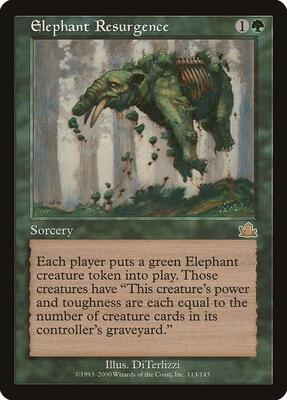 Elephant Resurgence card from Prophecy