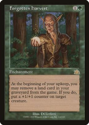 Forgotten Harvest card from Prophecy
