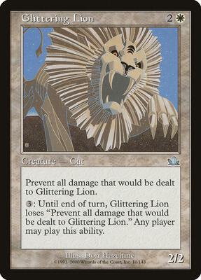 Glittering Lion card from Prophecy
