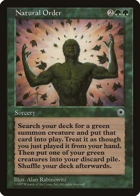 Natural Order card from Portal