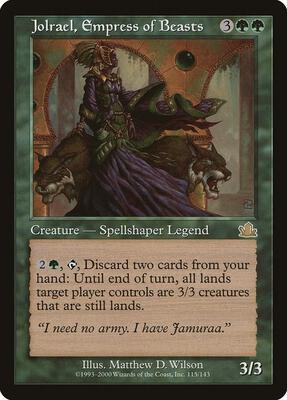 Jolrael, Empress of Beasts card from Prophecy