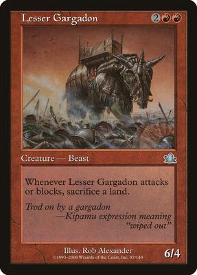 Lesser Gargadon card from Prophecy