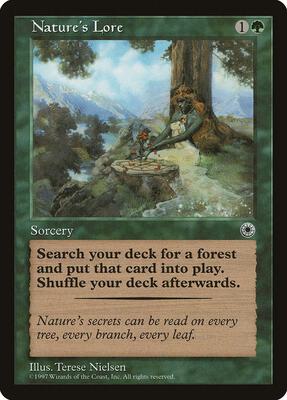 Nature's Lore card from Portal