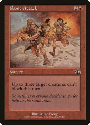 Panic Attack card from Prophecy