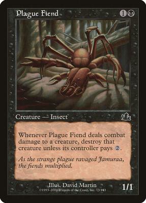 Plague Fiend card from Prophecy