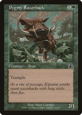 Pygmy Razorback card from Prophecy