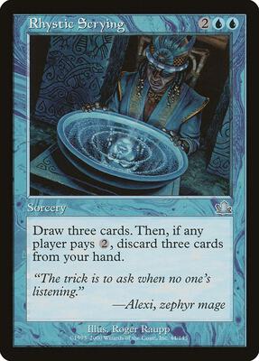 Rhystic Scrying card from Prophecy