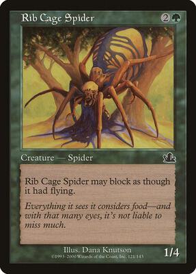 Rib Cage Spider card from Prophecy