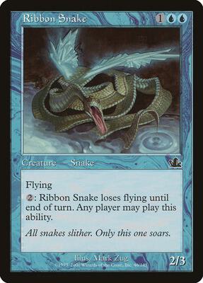 Ribbon Snake card from Prophecy