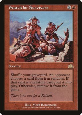 Search for Survivors card from Prophecy