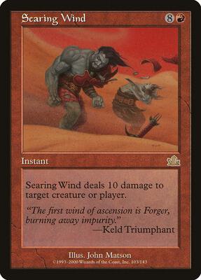 Searing Wind card from Prophecy