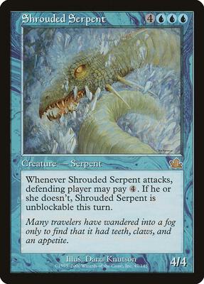 Shrouded Serpent card from Prophecy