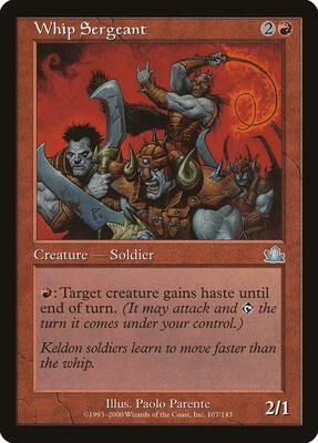Whip Sergeant card from Prophecy