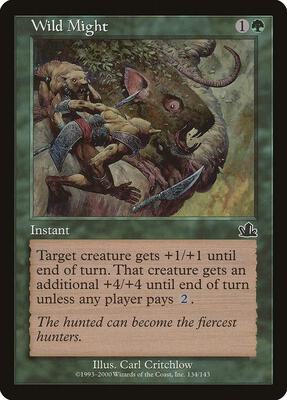 Wild Might card from Prophecy