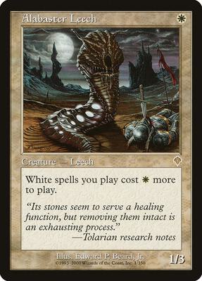 Alabaster Leech card from Invasion