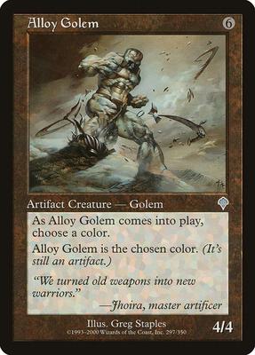 Alloy Golem card from Invasion