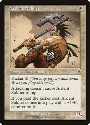 Ardent Soldier card from Invasion