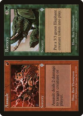 Assault // Battery card from Invasion