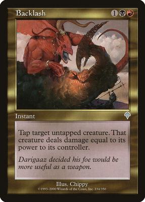 Backlash card from Invasion