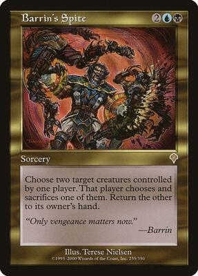 Barrin's Spite card from Invasion