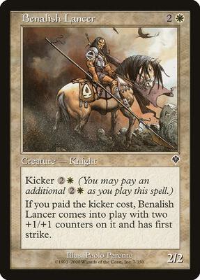 Benalish Lancer card from Invasion