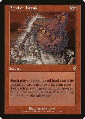 Bend or Break card from Invasion