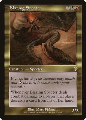 Blazing Specter card from Invasion