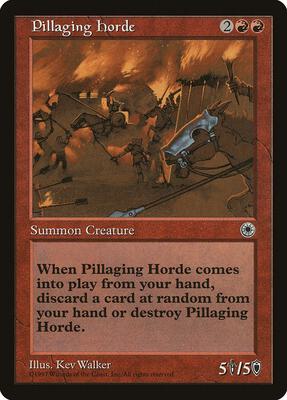 Pillaging Horde card from Portal