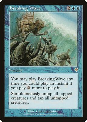 Breaking Wave card from Invasion