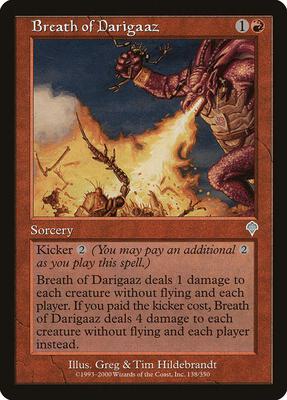 Breath of Darigaaz card from Invasion
